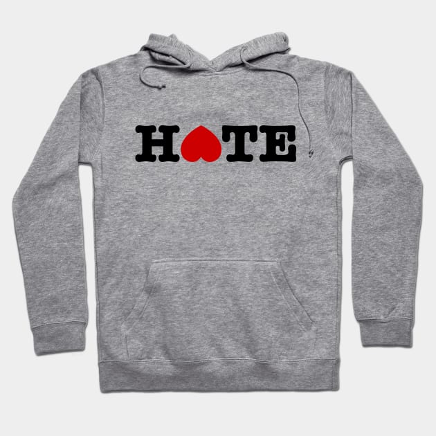 HATE Hoodie by tinybiscuits